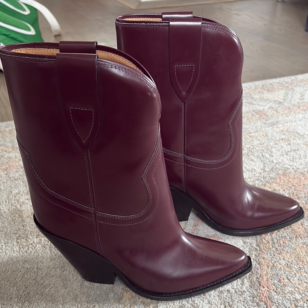 Isabel Marant Leyane Boots in Burgundy, 38